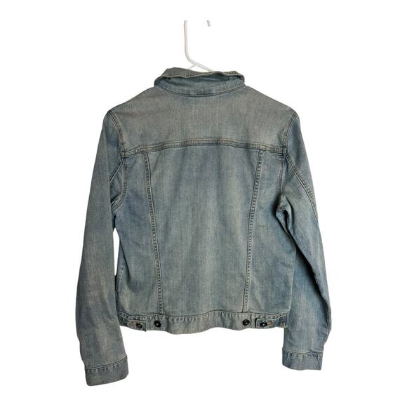 Daily Ritual XS Women’s Jean Jacket Denim Blue Cotton Casual Comfy - Picture 6 of 6
